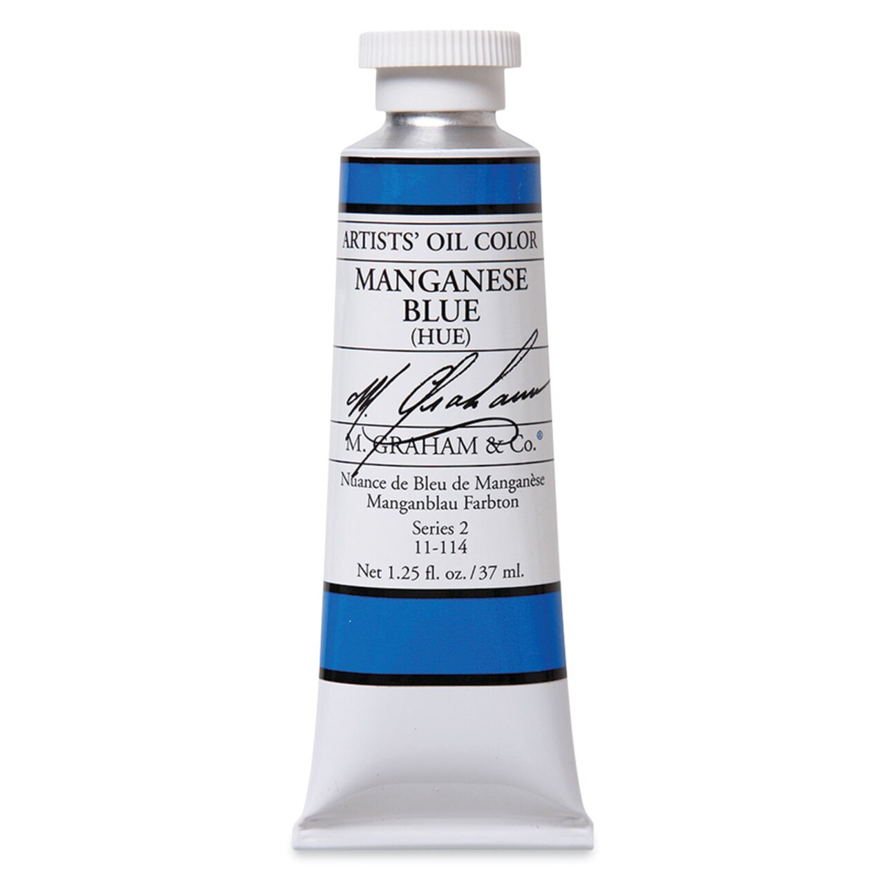 M. Graham Artists' Oil Color - Manganese Blue Hue, 37 ml tube